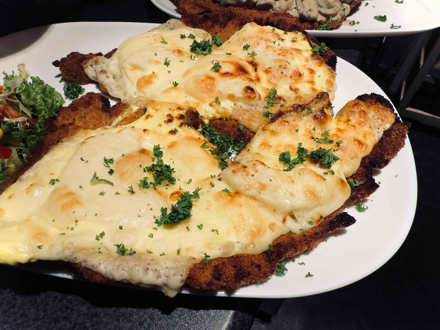 Ăśberbackenes Schnitzel